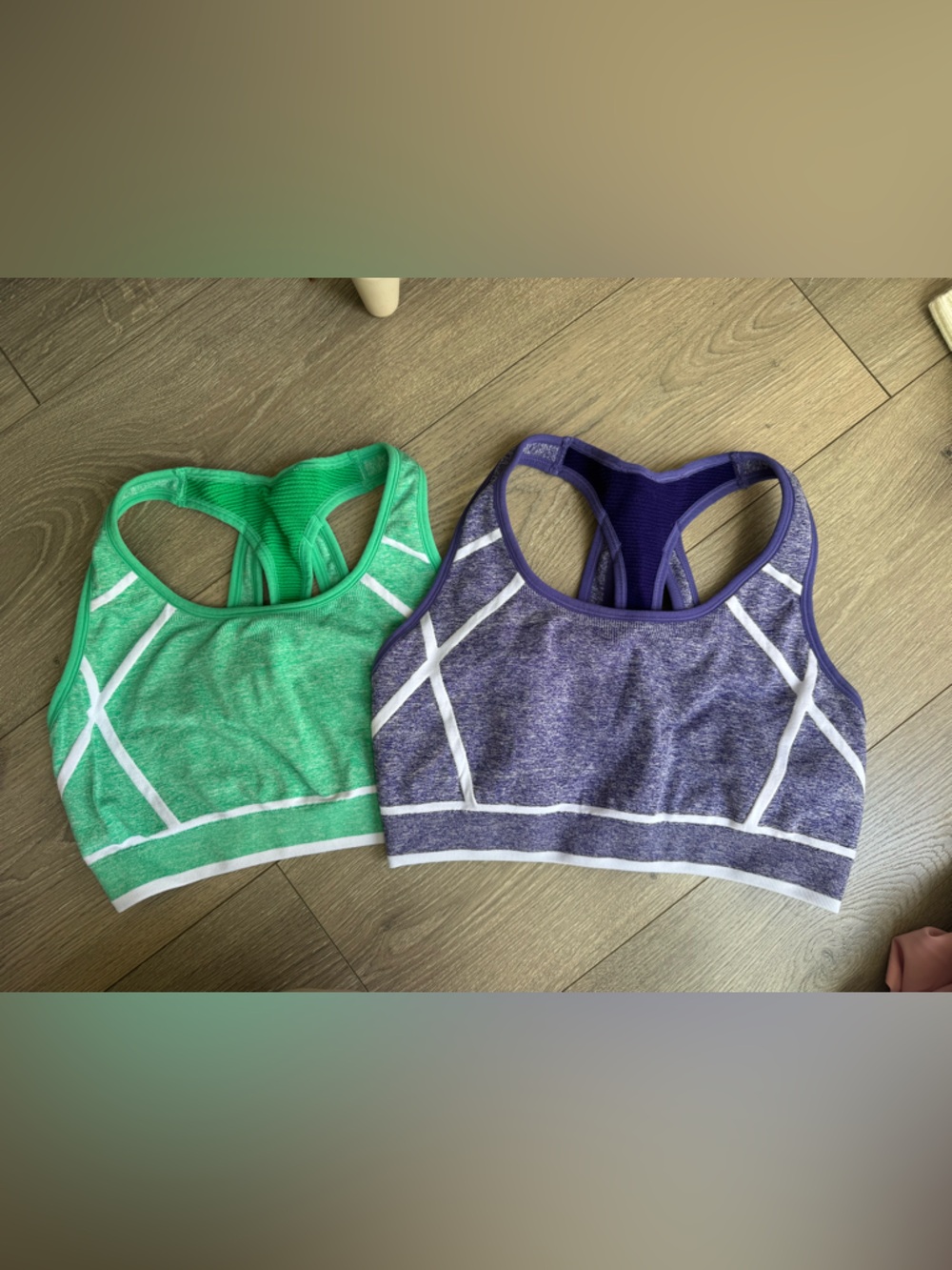 Champion Sports Bras - Green & Purple